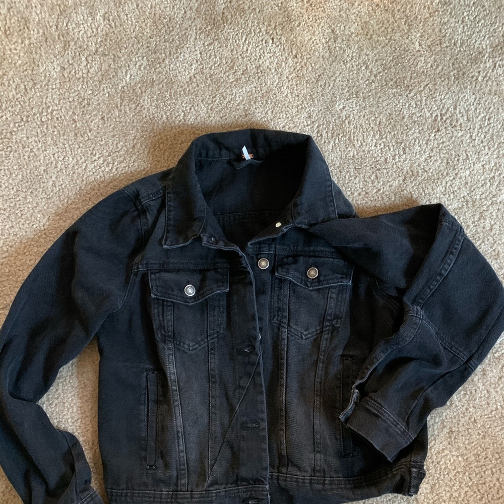 Free People Rumors Denim Jacket size m
